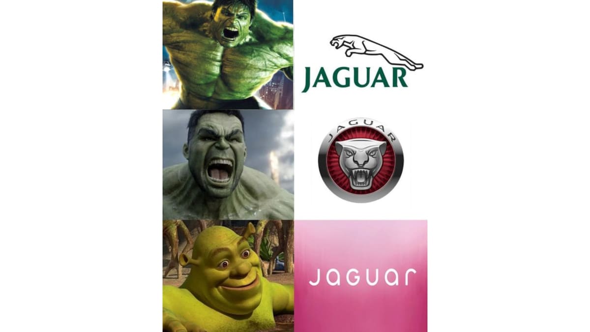 jaguar logo meme