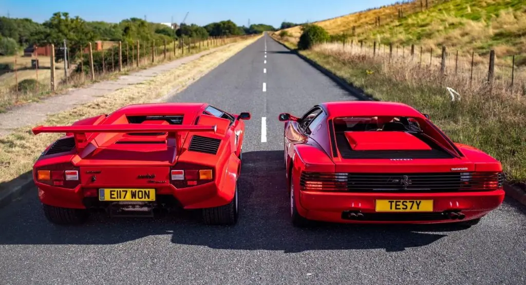 Lamborghini Countach Ferrari Testarossa