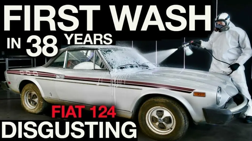 fiat 124 car detailing