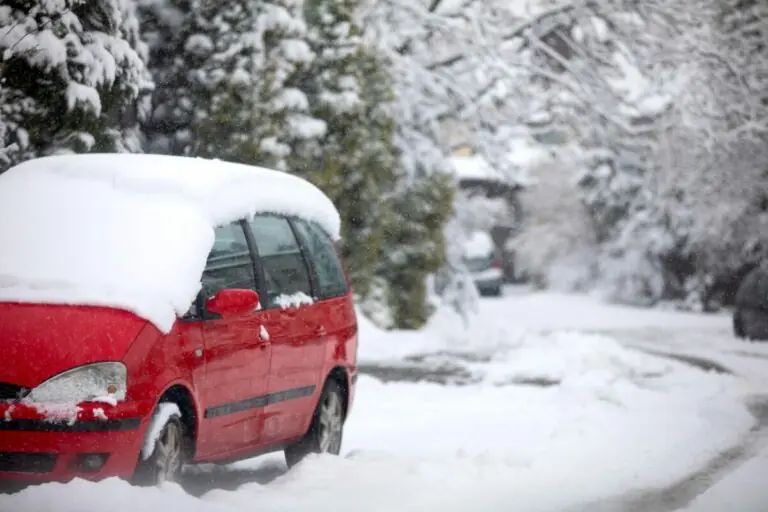 auto sotto zero in inverno