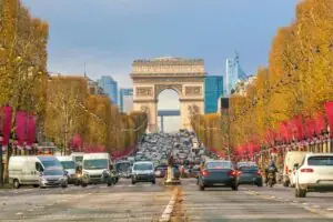 Parigi Champs Elysees Arc de Triomphe Paris